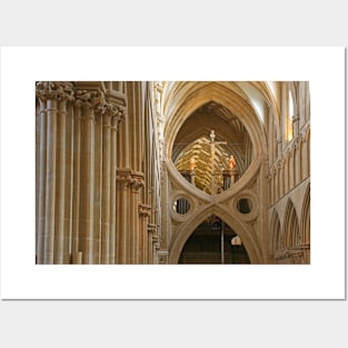 Scissor Arches, Wells Cathedral, February 2024 Posters and Art